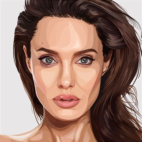 ANGELINA JOLIE PORTRAIT on Behance