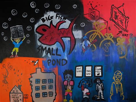 Small Fish Big Pond (2018) by Matt Smiley at Denis Bloch Fine Art