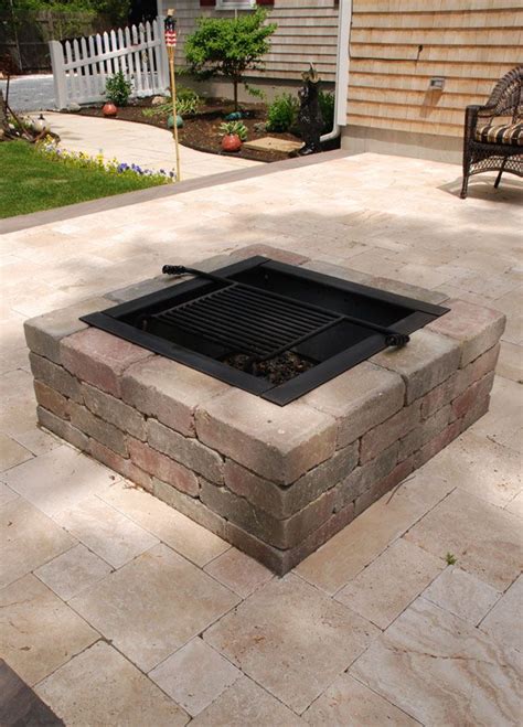 Diy Square Fire Pit Screen / 10 DIY Backyard Fire Pits : Square fire ...