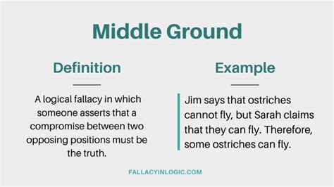 Middle Ground Fallacy: Definition and Examples - Fallacy In Logic