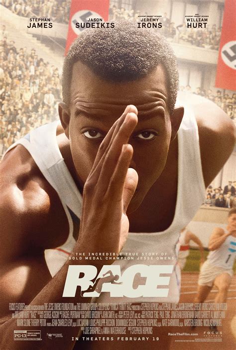 First Look At Stephan James As Jesse Owens In RACE Movie Poster - We ...