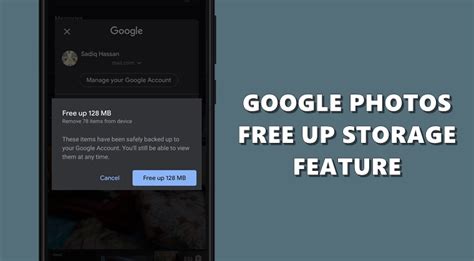 What is Google Photos Free Up Storage Space feature - DroidViews