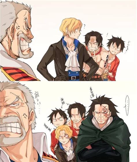 dragon and garp dragon garp | One piece funny, One piece comic, One piece anime