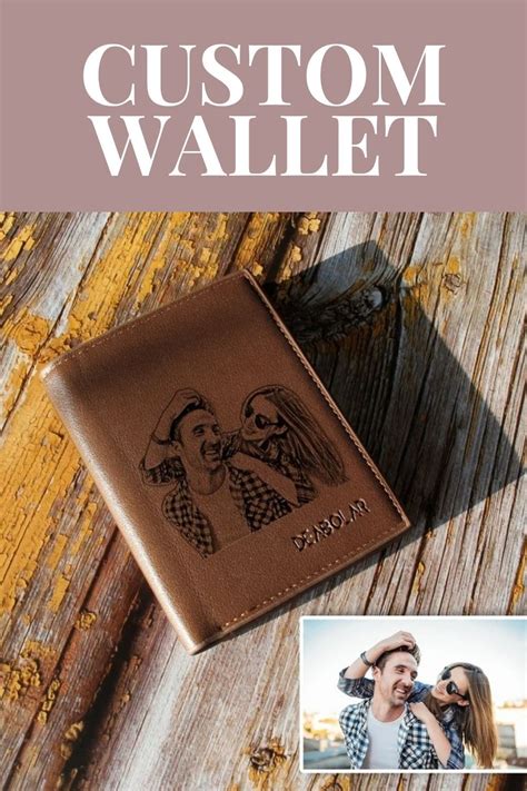 Personalized Photo Leather Wallets Engraved, Custom Wallets for Men ...