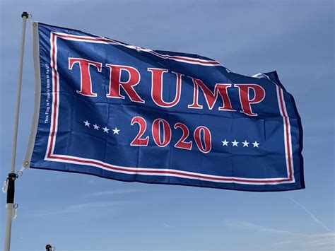 Trump 2020 2x3 Made in USA Nylon Flag | Cape Pole and Flag