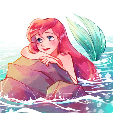 Tutu（つつきち） on X | Disney drawings, The little mermaid, Disney fan art