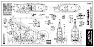 The Best Hard Tail Chopper Frame Plans In The World | Chopper frames, Custom chopper, Blueprints