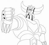 grendizer DrAWING  Google Search Coloriage goldorak sketch template