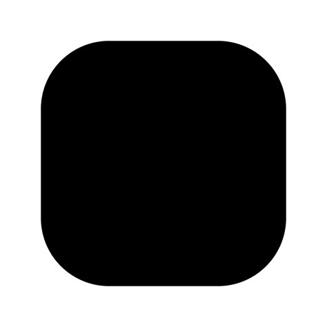 Square-rounded icon. Free download transparent .PNG | Creazilla