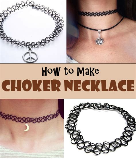 Lovely DIY Choker Necklace - The Budget Diet