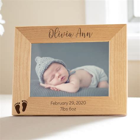 Engraved Personalized New Baby Picture Frame by Lifetime - Etsy