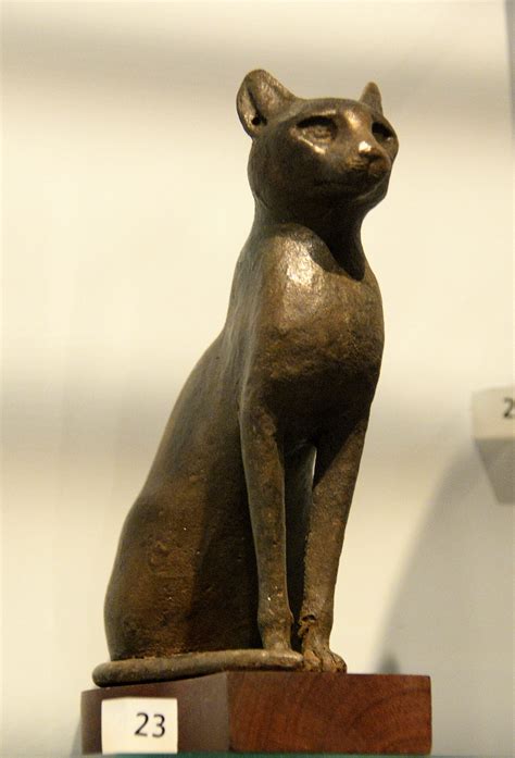 Bronze Cat from Egypt (Illustration) - World History Encyclopedia