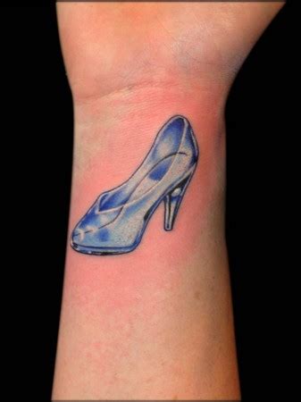 Little Glass Slipper : Tattoos : | Tattoos, Cinderella slipper tattoo ...