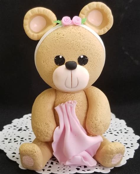 Bear Cake Topper, Teddy Bear For Cake Topper, Bear Cake Decorations, B ...