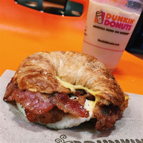 Dunkin Donuts Maple Bacon Sandwich