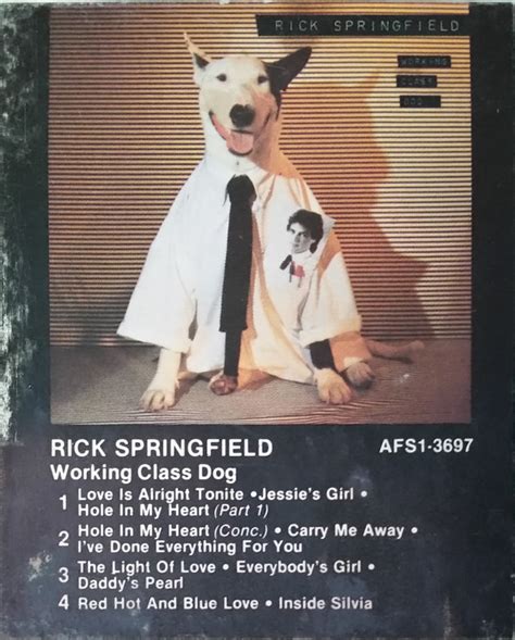 Rick Springfield – Working Class Dog (1981, 8-Track Cartridge) - Discogs