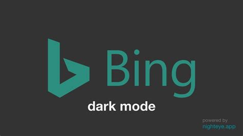 Bing Dark Mode - How to enable it in 2 clicks - YouTube