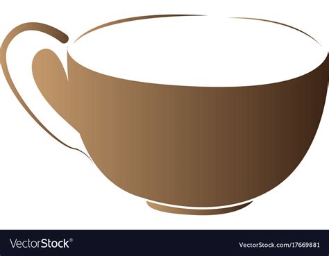 Isolated abstract coffee mug logo Royalty Free Vector Image