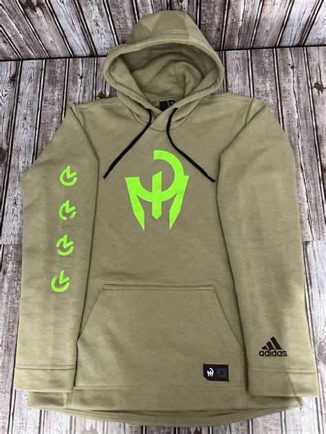 Rare Color Adidas Patrick Mahomes Green Pullover Hood… - Gem