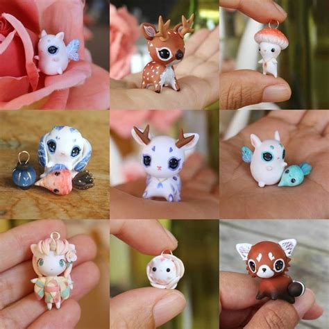 Pinterest: @ clayandresin | Cute polymer clay, Polymer clay art, Diy ...