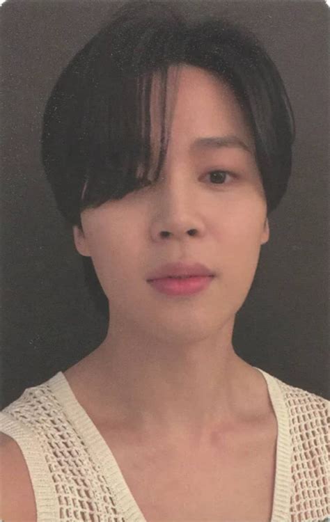 Gigi on Twitter: "Weverse album version Face by Jimin photocard random scan + reverse side scan"