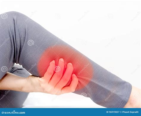 Women Have A Stomach Ache Because Of Diarrhea Stock Image ...