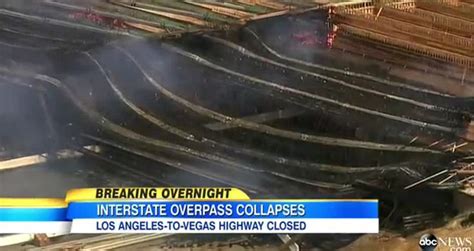 News LA Bridge Collapse Caught on Tape - Videos - Metatube