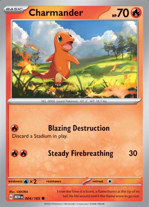 Charmander #004 - Pokemon 151 Card List - Pokemon TCG - DigitalTQ