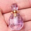 Natural Purple Crystal Perfume Bottle Healing Pendant - FengshuiGallary