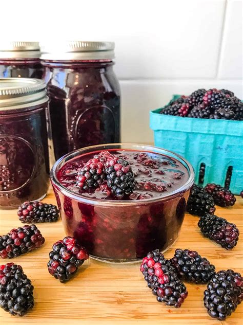 Homemade Blackberry Jam Recipe (Marionberry Jam) - Three Olives Branch