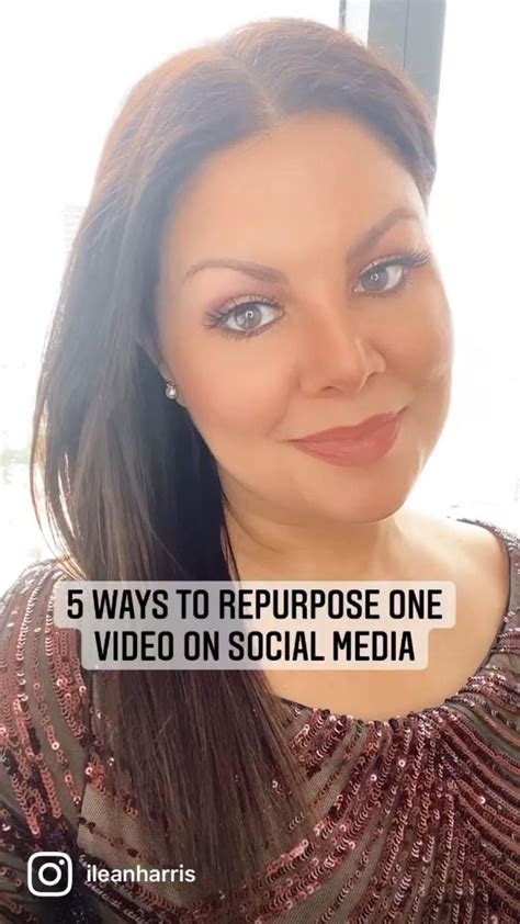 5 ways to repurpose one video on social media- perfect for productive content creators 👸🏻 ...