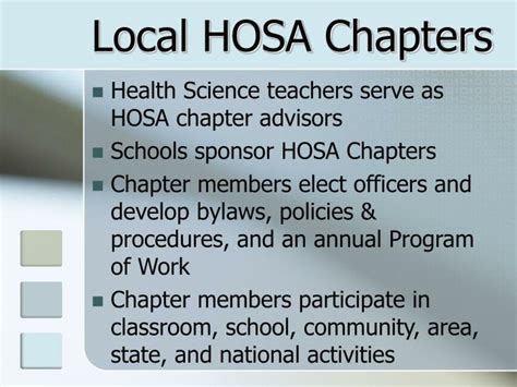 PPT - Local HOSA Chapters PowerPoint Presentation, free download - ID:2945391