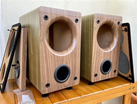 Bookshelf Speaker Cabinet Box For 4 Drivers Fullrange 3 Inch Thick Mdf ...