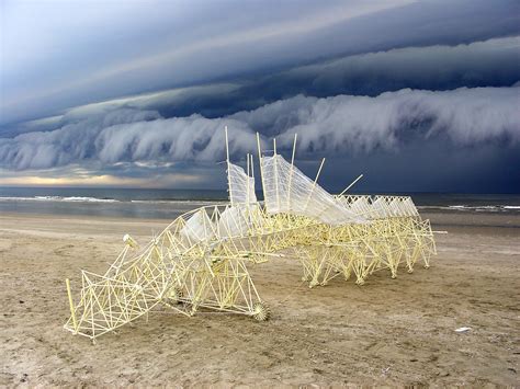 Afbeeldingsresultaat voor strandbeest | Theo jansen, Strandbeest, Kinetic sculpture