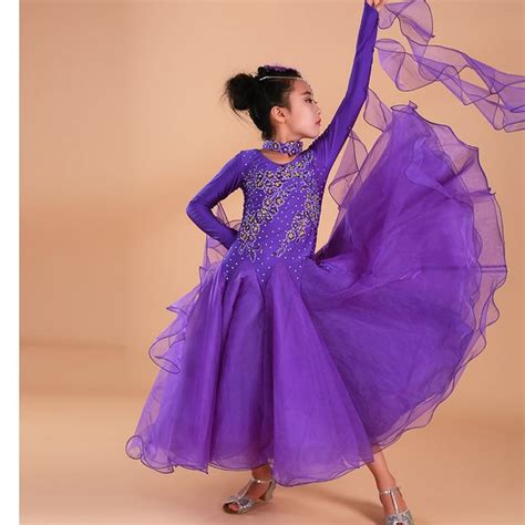 Girl's Ballroom Dancing Dresses – Blue Force Sports