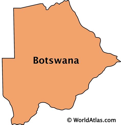 Botswana Map Outline Map Of Botswana Map Outline Southern Africa Africa | sexiezpix Web Porn