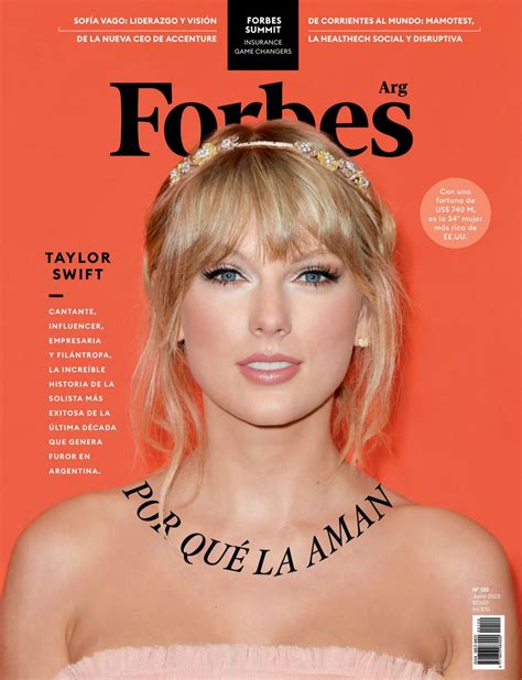 Taylor Swift - Forbes Argentina June 2023 Issue • CelebMafia