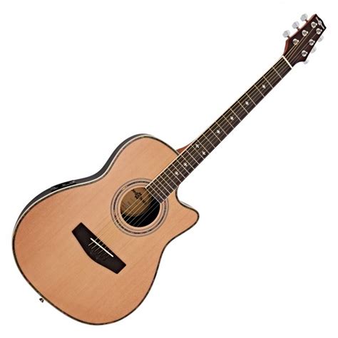 Roundback Electro Acoustic Guitar by Gear4music at Gear4music