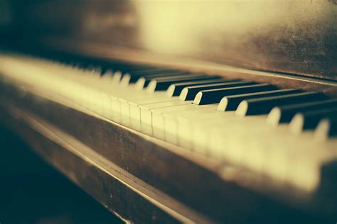 shallow, focus photo, black, white, piano, grand piano, music, classical music, classical, piano ...
