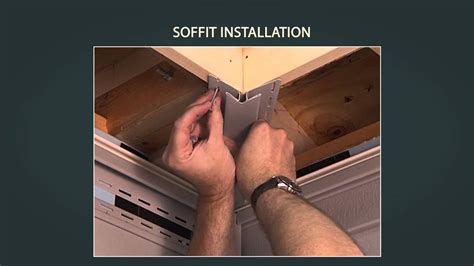 Vinyl Siding Installation: Soffit Installation (Part 4 of 9) - YouTube