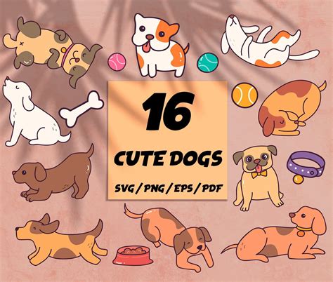 Cute dogs svg,DOGS SVG Clipart Bundle, pet clipart, puppy clipart ...