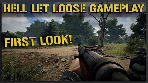 FIRST LOOK AT HELL LET LOOSE GAMEPLAY - Gameplay Commentary - YouTube