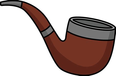 Smoking Pipe Cartoon Colored Clipart Illustration 25374668 Vector Art ...