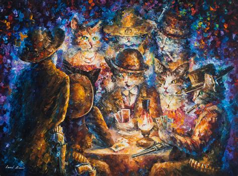 Cats Playing Poker Painting at PaintingValley.com | Explore collection of Cats Playing Poker ...