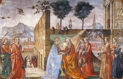 Visitation by Domenico Ghirlandaio | Oil Painting Reproduction