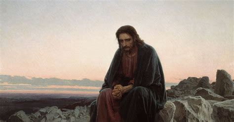 Jesus In The Desert Painting at PaintingValley.com | Explore collection of Jesus In The Desert ...