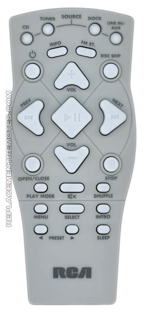 Buy RCA RS2768I CD Player Remote Control