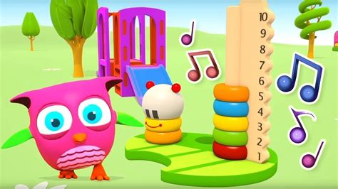 Sing-along Songs for Babies with Hop Hop the Owl! Funny @SongsforKidsEN A playground song - YouTube