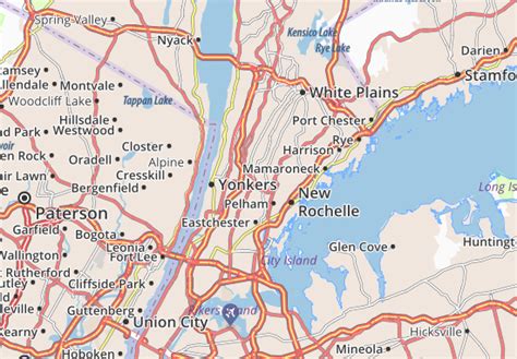 MICHELIN Bronxville map - ViaMichelin