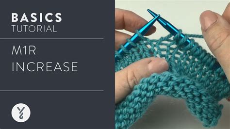 M1R Knit Increase Tutorial - YouTube